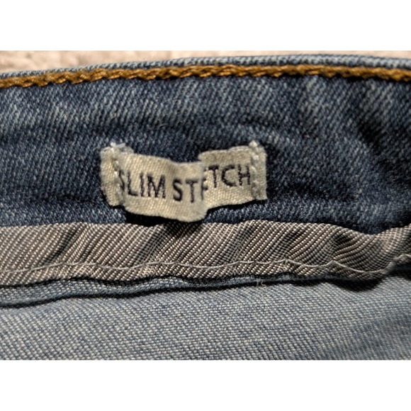 Hudson & Marshall Slim Stretch Jeans Mens 36x32 Blue Denim Straight Leg Casual - Picture 3 of 8